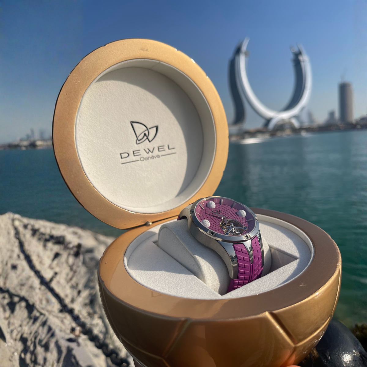 DEWEL Genève – Tourbillon Purple Edition - Dewel.ch