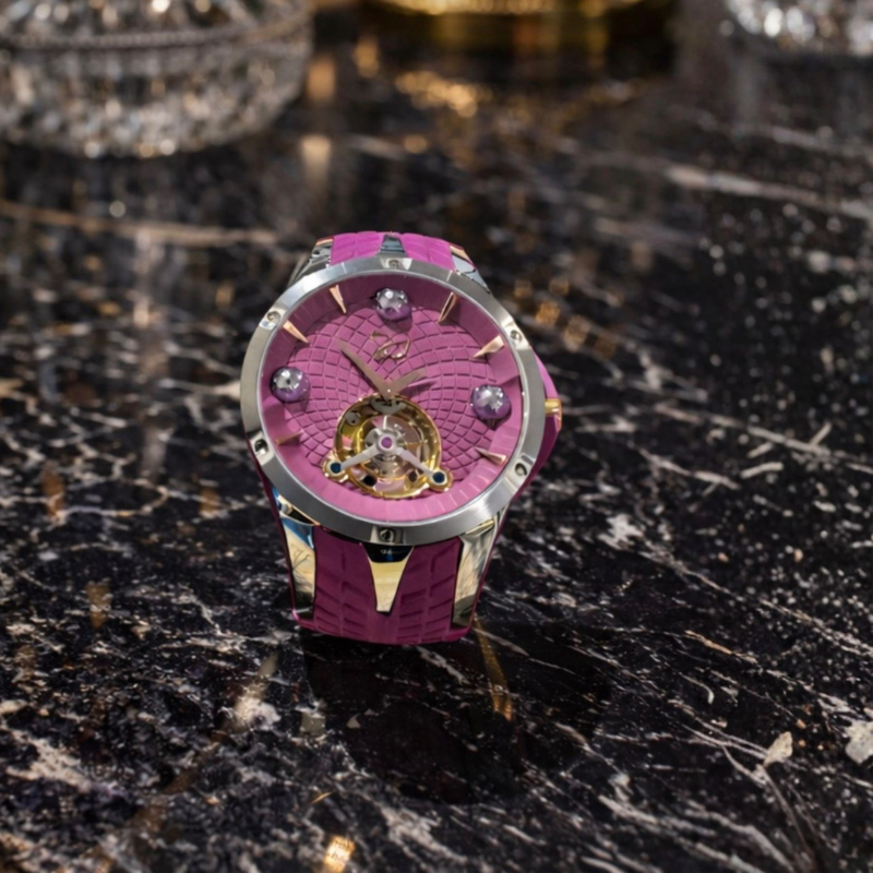 DEWEL Genève – Spider Tourbillon Purple Edition - Dewel.ch